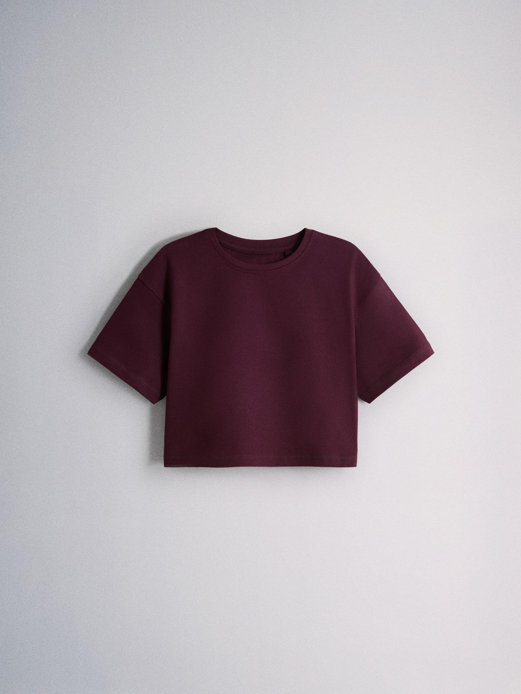 THE SET Fille T-Shirt Oversize à Manches Courtes, Lot de 5 | Coupe standard, 100 % coton