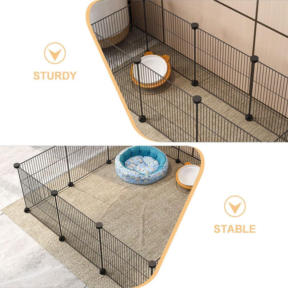 VANZACK Cage Connectors for Small Animals Playpen Fence Connectors Plastic Buckles Fixed Buckles for Cabinets