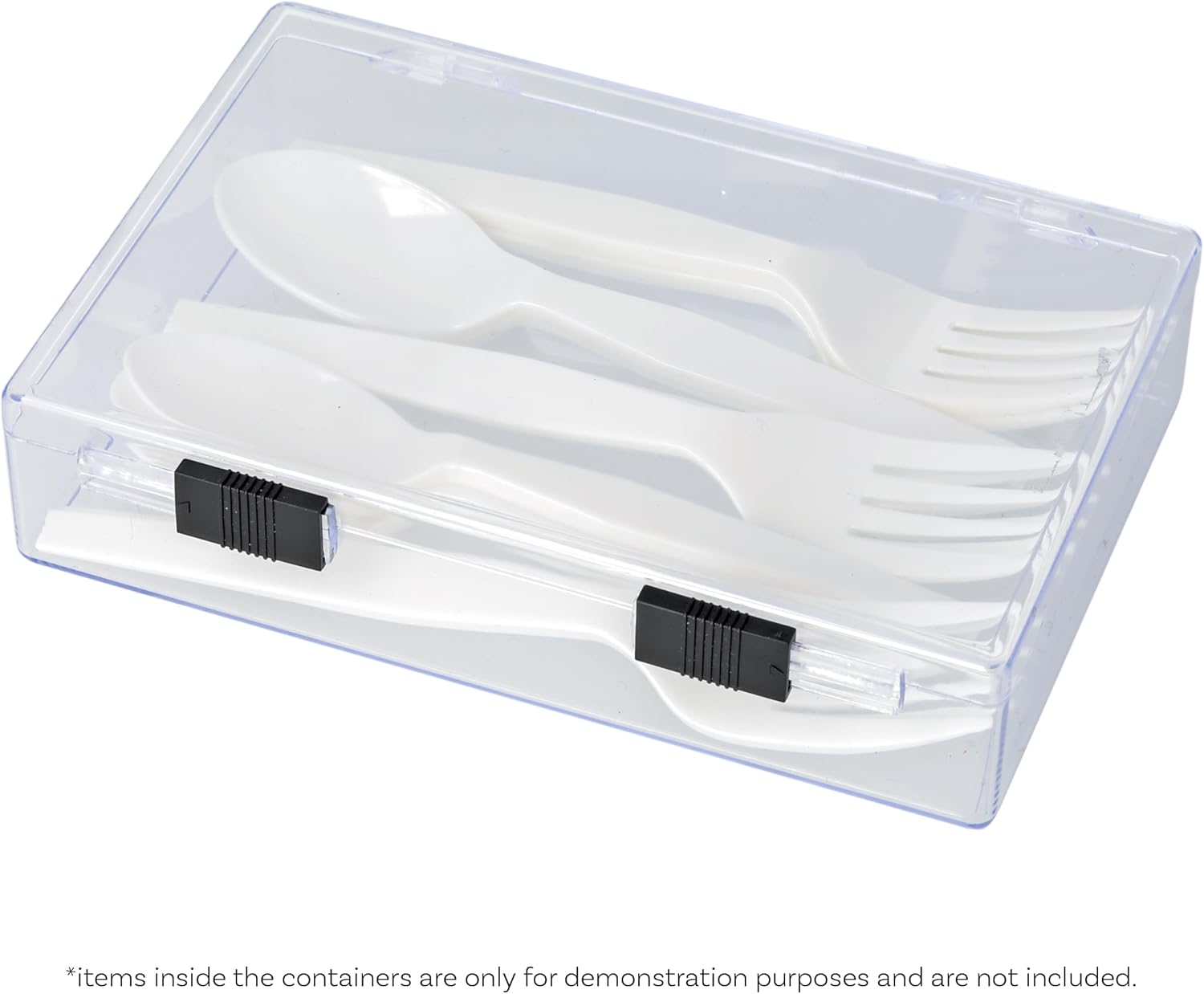 The Beadsmith Plastic Storage Box – 6.25″ L × 4.2″ W × 1.5″ H Clear Organizer Case with Secure Sliding Latches, Suitable As a Tool Box or Storing Stationery, Craft Supplies, Nail Art Tools & More