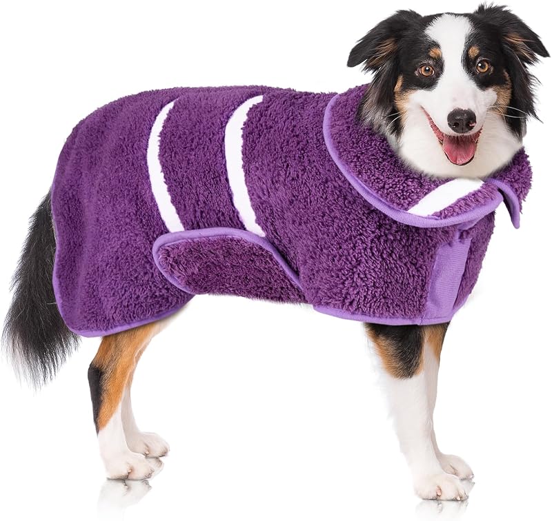 Roupão para Cães Unicorn Catcher em Fleece Absorvente e Ajustável