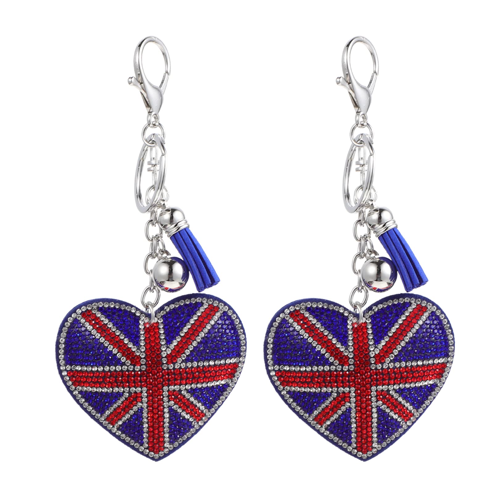 国旗グッズ まとめ売り キーホルダー マグネット ブローチ イギリス アメリカ Amazon.co.jp: Cabilock 2個 ラインストーン ユニオンジャック キー