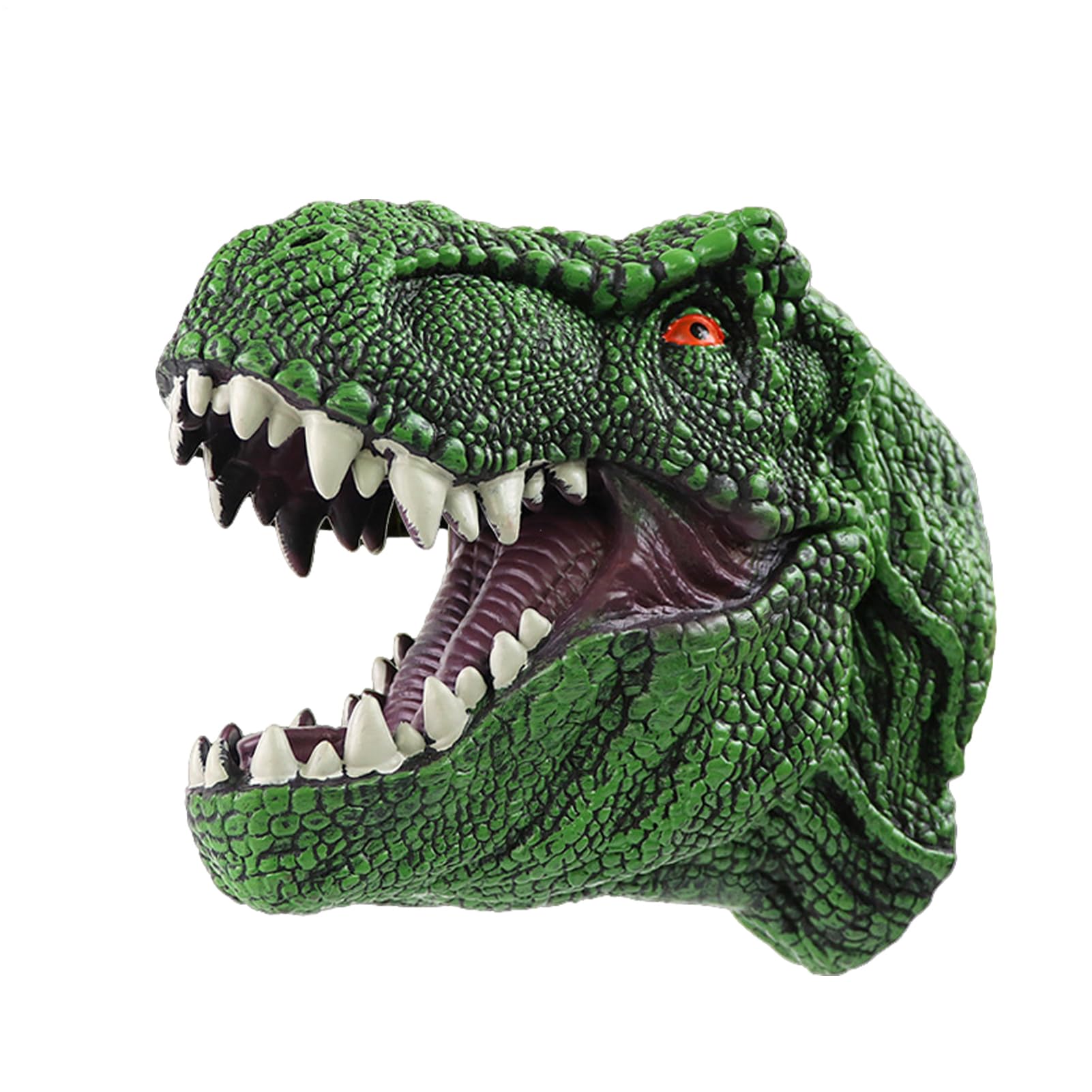 Dinosaur Puppet, Realistic Dinosaur Head Hand Puppets Toy, Flexible Rubber Hand Puppet - Image 8
