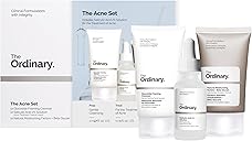 The Ordinary The Acne Set, 3-Step Skin Regimen with Glucoside Foaming Cleanser, Salicylic Acid 2%!S(MISSING)olution, and Natural Moisturizing Factors + Beta Glucan | Skin Care Set