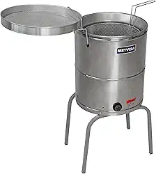 Fritadeira Elétrica De Piso Água/Óleo 27L Inox Metvis 220V