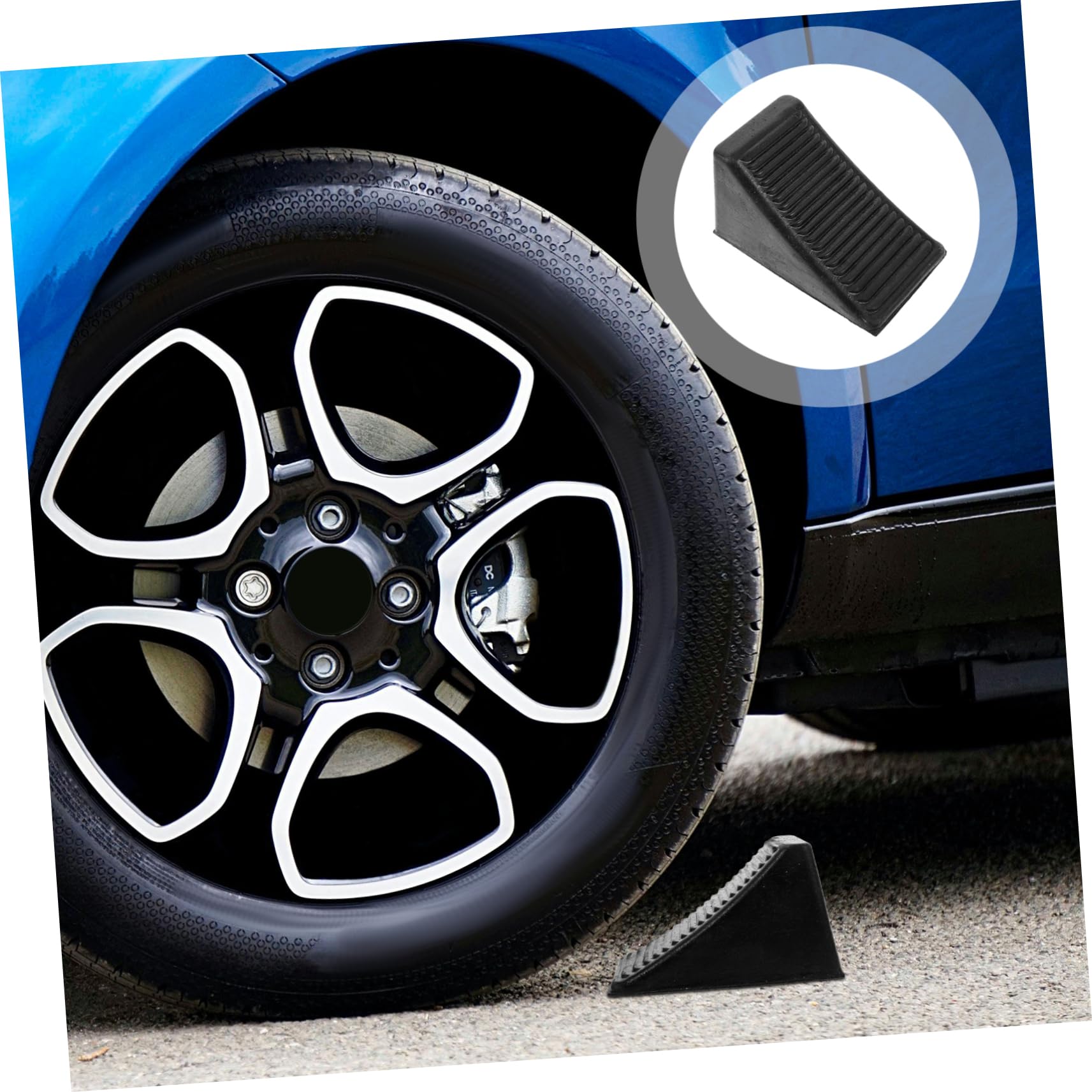 MAGICLULU Cunei Per Ruote in Gomma Cunei Per Ruote Di Camper Accessori Per Rimorchi Blocchi Di Bloccaggio