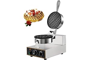 Commercial Round Waffle Maker|VEVOR Kitchenaid