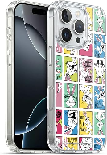 Miniatura 136 de Head Case Designs Funda de gel suave con licencia oficial de Looney Tunes Retro Bugs Bunny compatible con Apple iPhone 11 Pro Max Retro,Blanco y