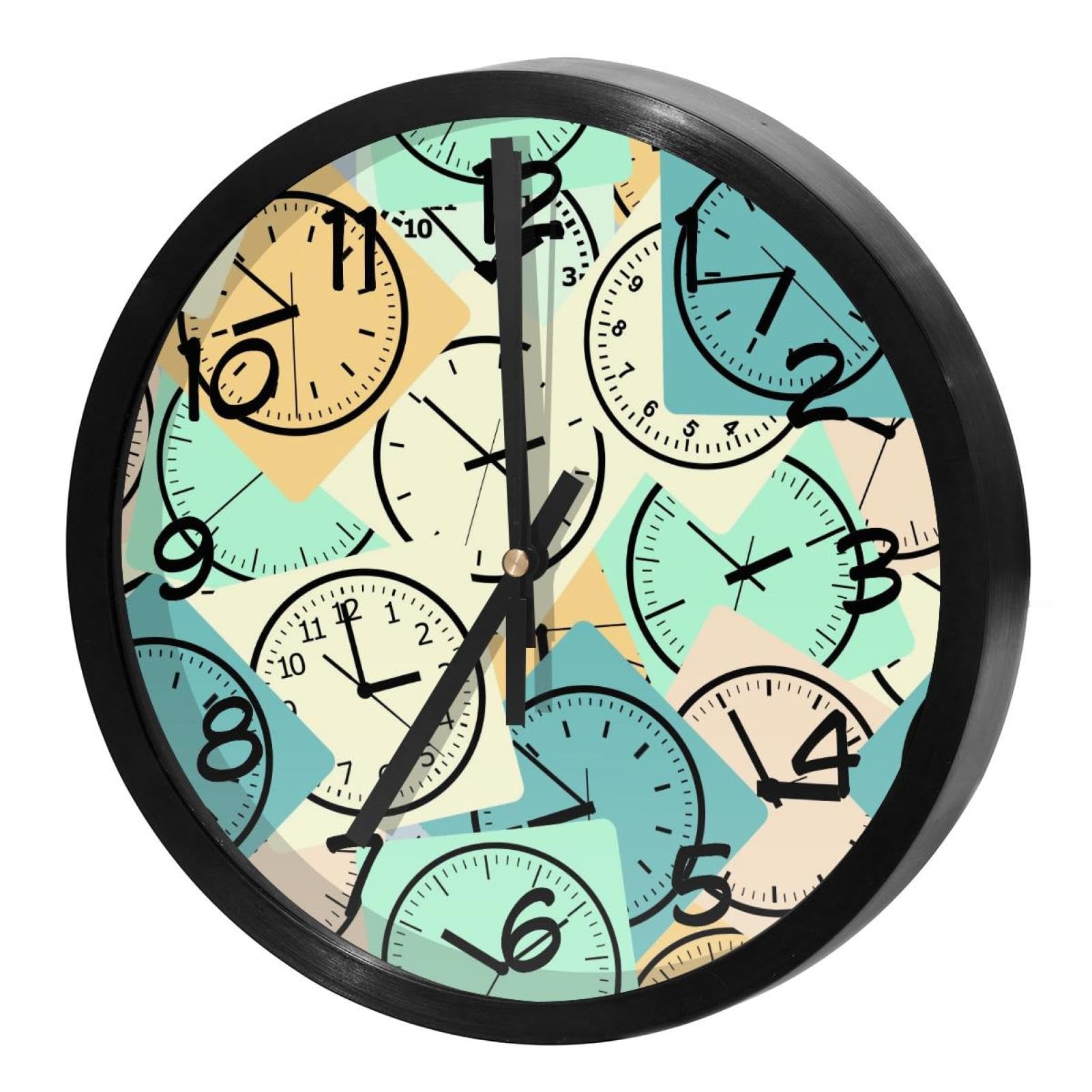 Horloge murale sans tic-tac pour en finir avec les insomnies et bruits