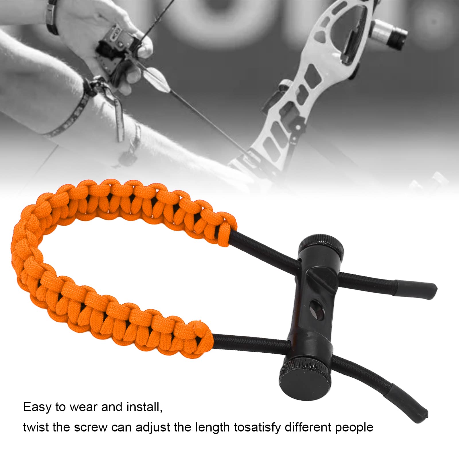 Gemer Archery Wrist Sling, Nylon Bow Wrist Sling for Training
