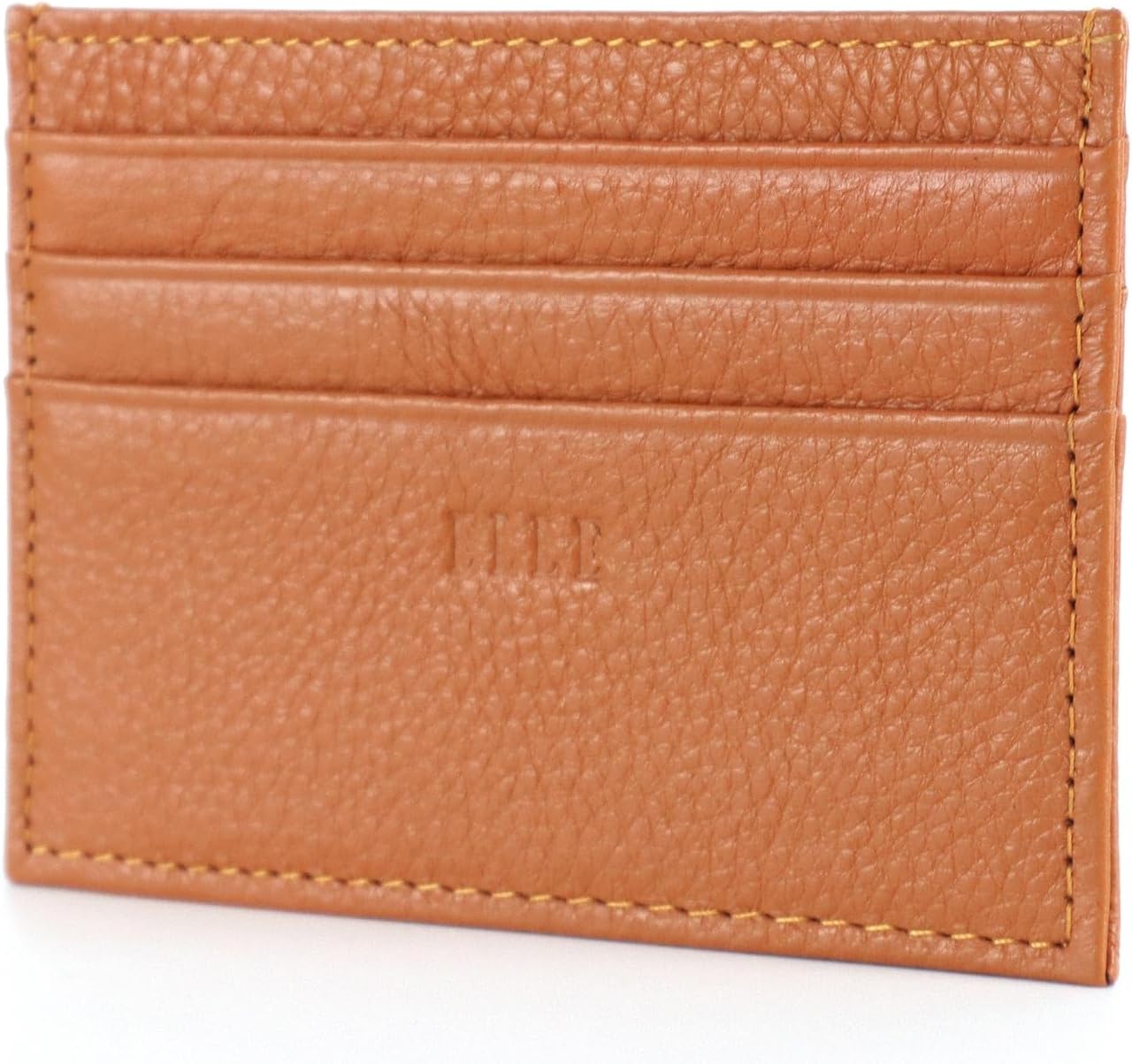 ELLE Slim Genuine Leather Card Holder - Image 2