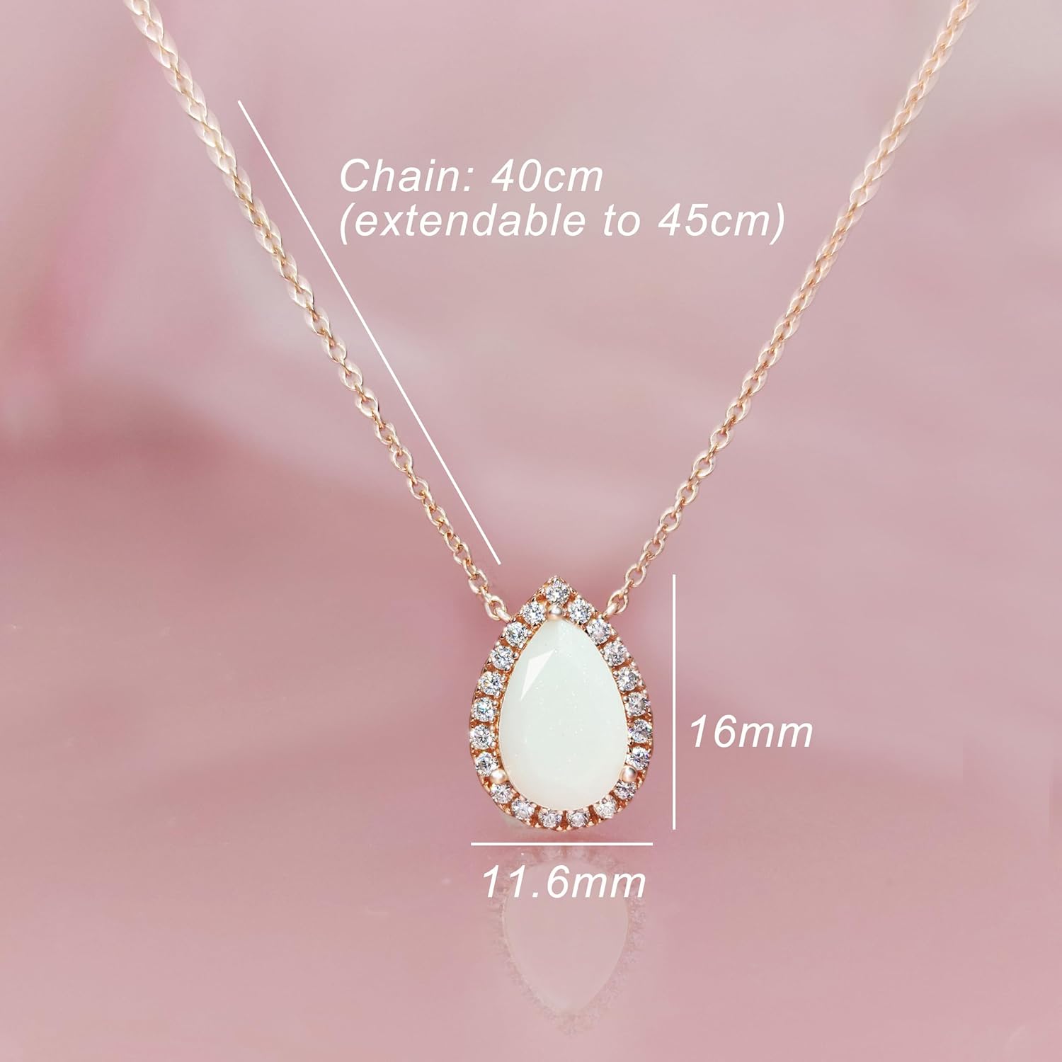 Love Catcher DIY Milk Keepsake Jewelry Making KIT, Sterling Silver Halo Teardrop Milk Memory Necklace/Ring, Mother's Day/Christmas/Birthday Present for Her