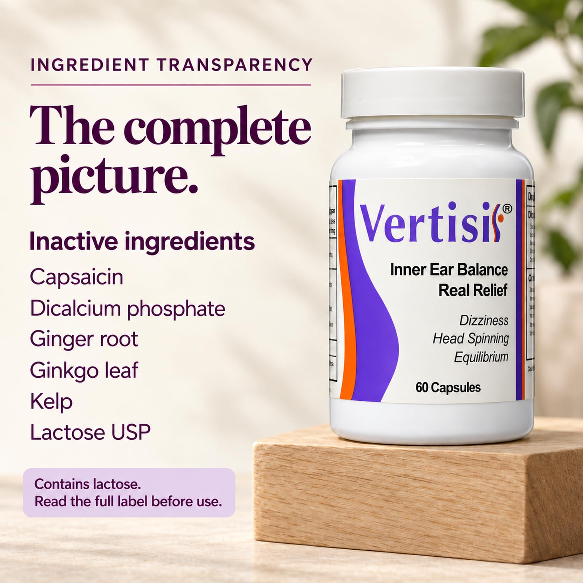 Eradicate Vertigo with Vertisil Guaranteed (1 Bottles) No Side Effects — Amazon image 3