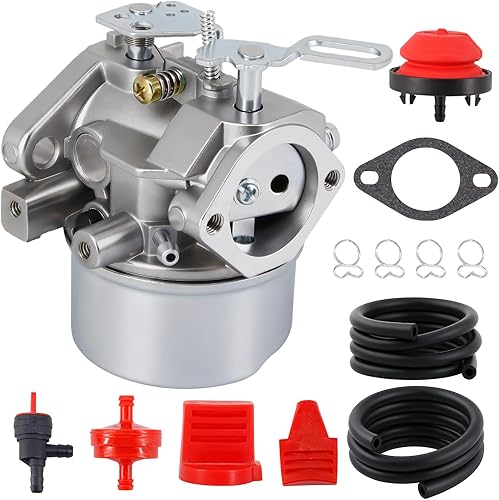 Carburador 640052 para Generadores, Máquinas quitanieve, Trituradoras o Picadoras Tecumseh HMSK80 HMSK90 de 8HP, 9HP, 10HP LH318SA LH358SA,