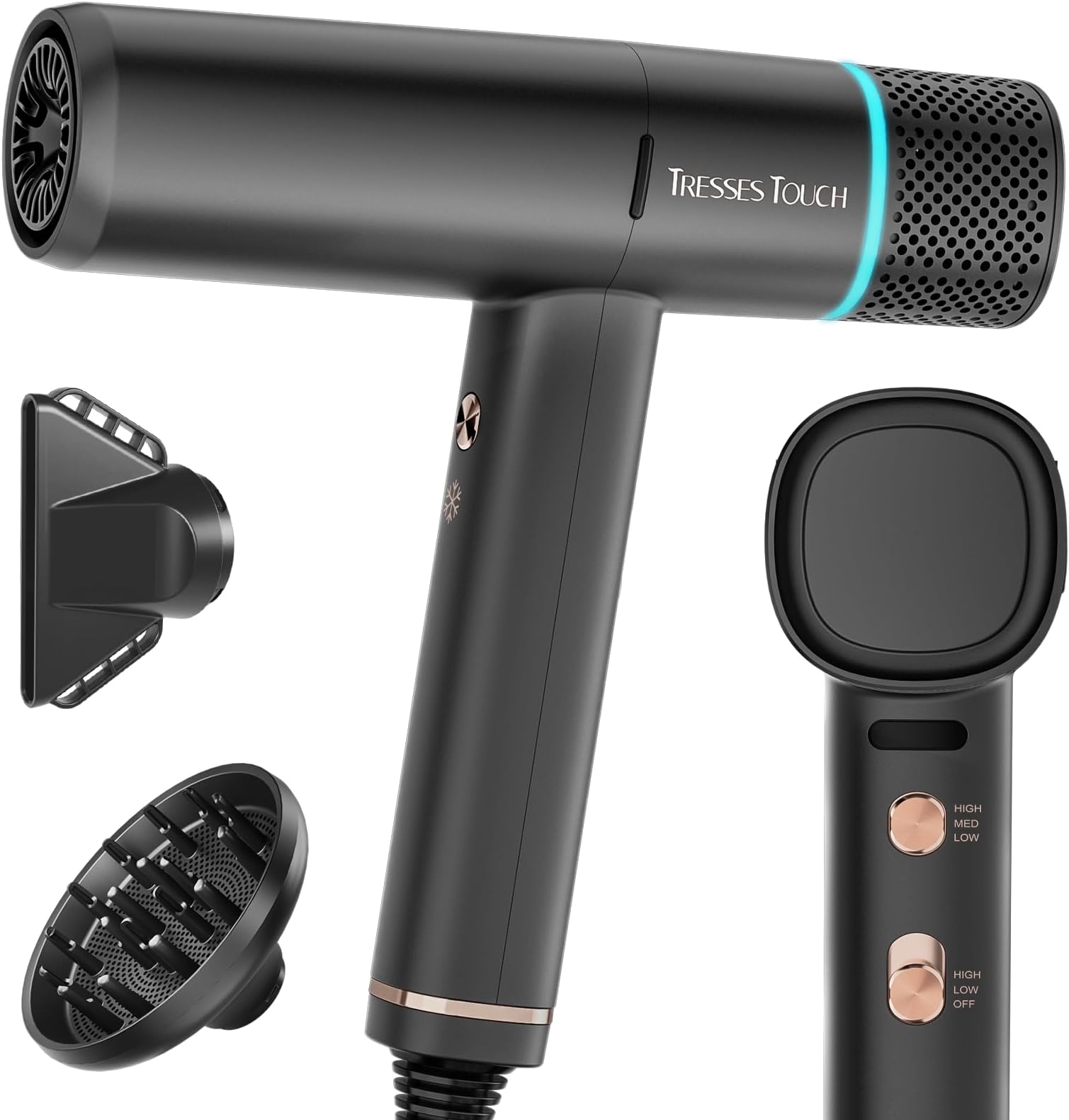 Amazon.com : Cortex Beauty Hair Dryer Airblade - Blow Dryer noiseless ...