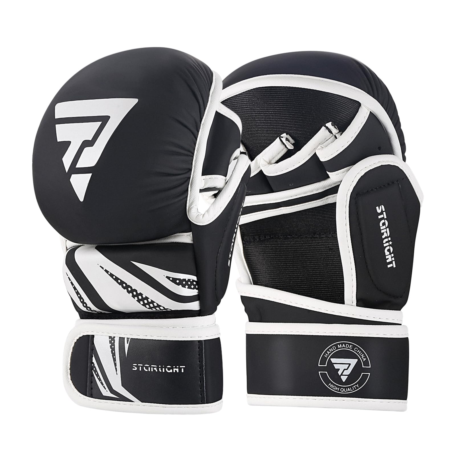 RDX MMA Handschoenen – Leer, Gelvulling – Voor Training, Sparring En Zandzak – Polsondersteuning Met Klittenband – S/M Voor Kinderen En Tieners 3 miniatura