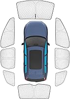 Vista 29 de KMF - Parasol de repuesto para parabrisas, cubierta para ventana lateral y trasera, cubierta protectora para visor, para campamento, bebé, bloqueo