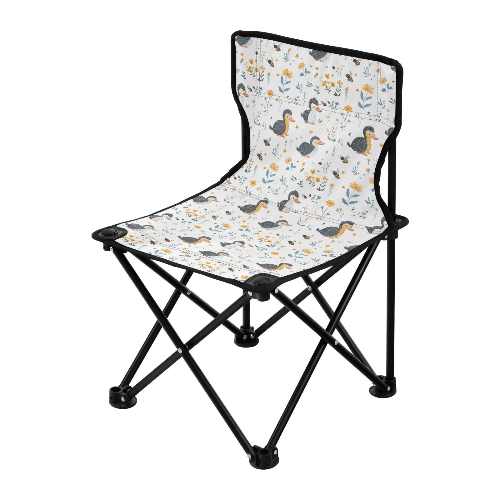 Chaise de camping pliante FRODOTGV blanche avec sac portable