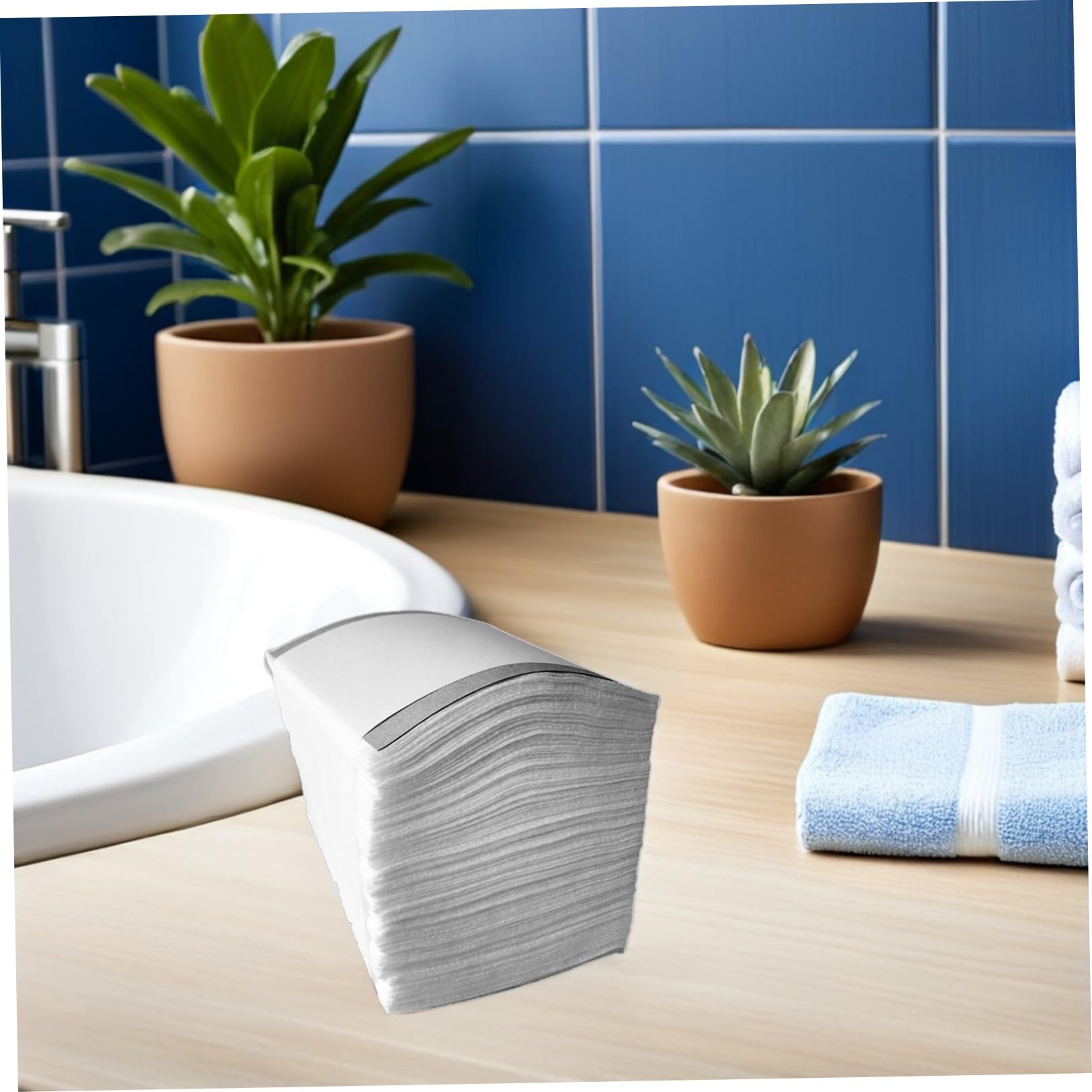 Toyvian Strisce Struccanti Non Tessute 300 Pezzi Leggeri e Assorbenti per Viso, per Applicazione Domestica e Centri Estetici