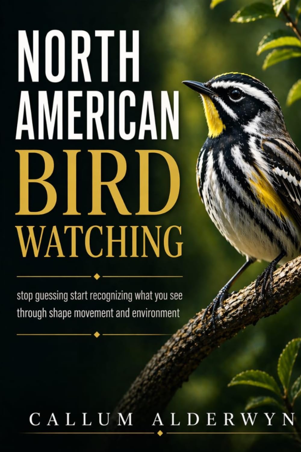 NORTH AMERICAN BIRD WATCHING: Stop guessing start recognizing what you see through shape movement and environment