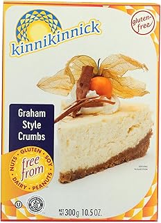 Kinnikinnick Foods Graham Style Cracker Crumb, 10.5 Ounce - 6 per case.
