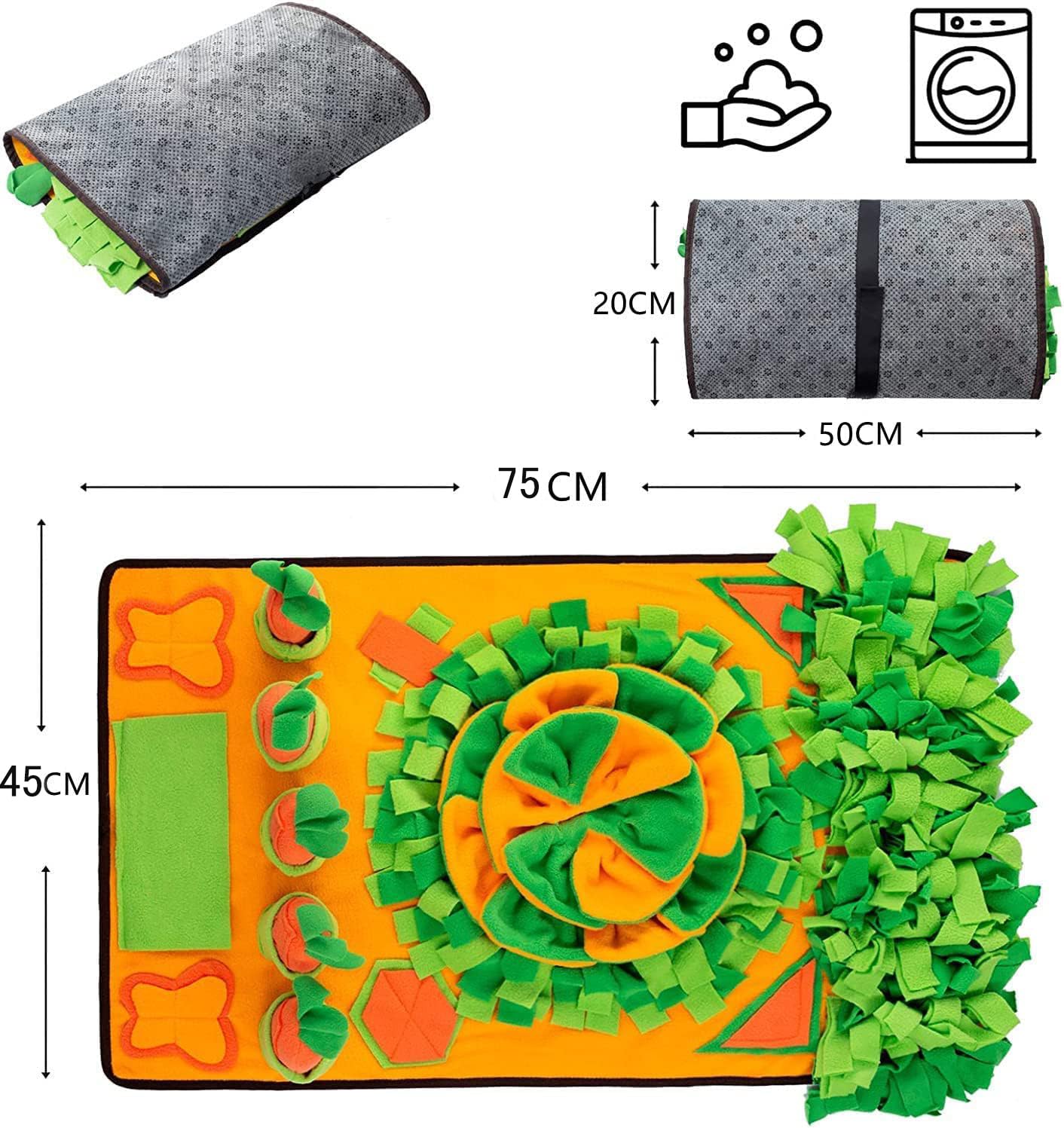 Amazon | Askill 犬 ノーズワークマット おもちゃ 玩具 小型犬 おやつ
