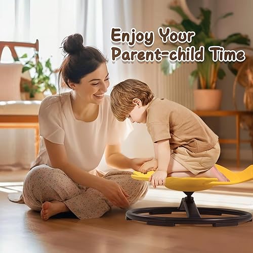 Miniatura 85 de Silla giratoria sensorial para niños con autismo a partir de 3 años, silla giratoria para niños con TDAH, sillas sensoriales para niños autistas,