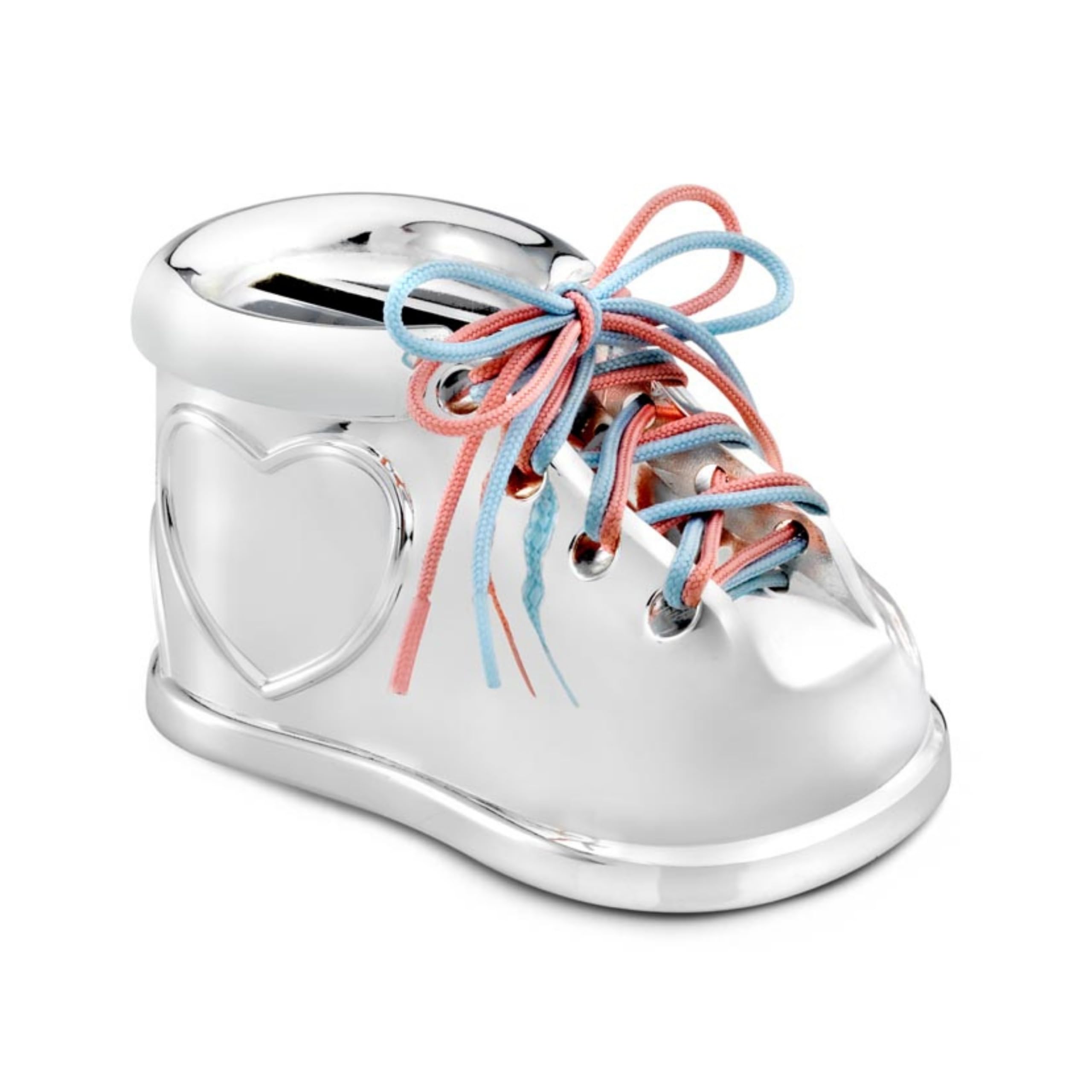 Zilverstad - Moneybox Shoe 2 Colors Shoelaces Silver Color