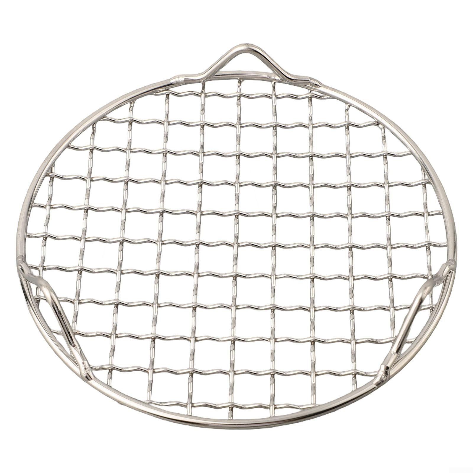 Grille Ronde Inox Multifonction – Refroidir, Égoutter, Cuire Vapeur, BBQ, Four – Diamètres 13 à 40,5 Cm