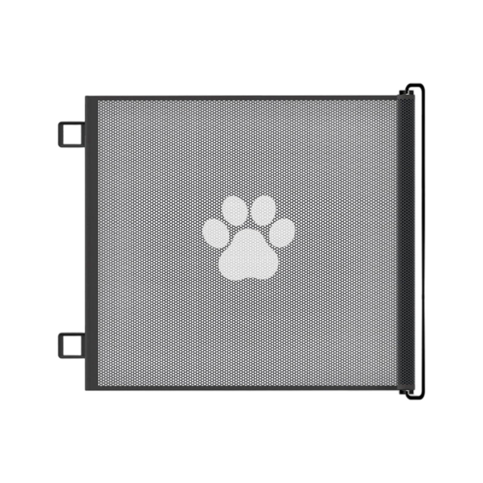 Retractable Dog Gate for Small Pet Stair Barrier Flexible Indoor Outdoor Use Fit Narrow Space Childproofing Hallways Doorway Pet Barrier