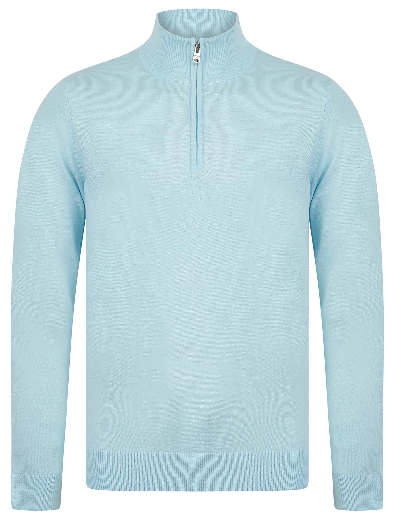 Kensington Eastside Men's Funnel Neck Quarter Zip Knitted Jumper