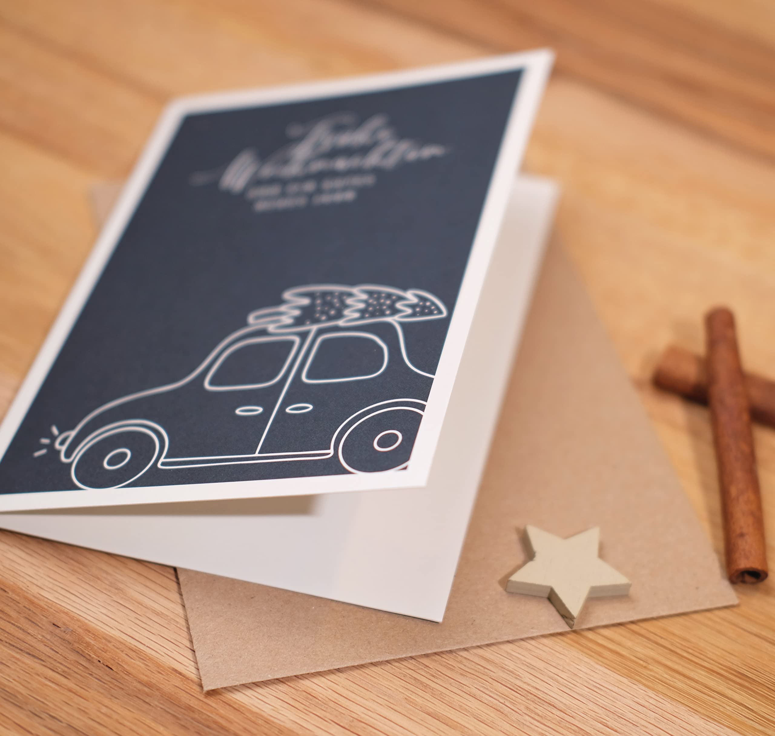 Tarjetas Navideñas Con Sobres,6 Juegos De Tarjetas De Navidad A