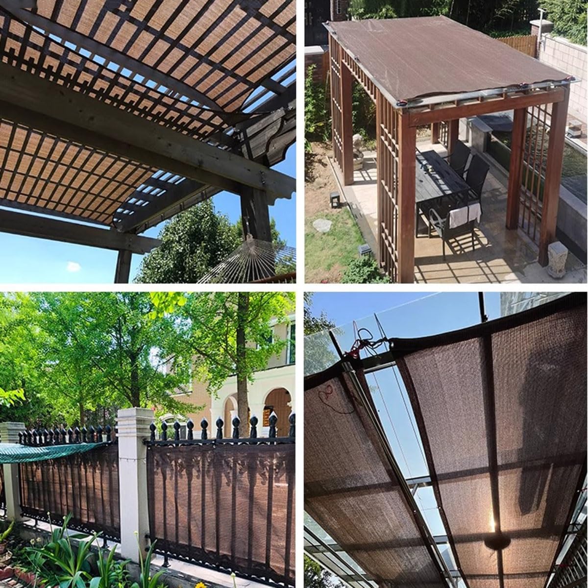 Tkanina z żywicy UV, 80% filtr przeciwsłoneczny z przelotkami, 15 x 30 m, 5 x 20 m, idealna do szklarni, patio, stodół, bud, pomidorów, pera, 30 x 90 m