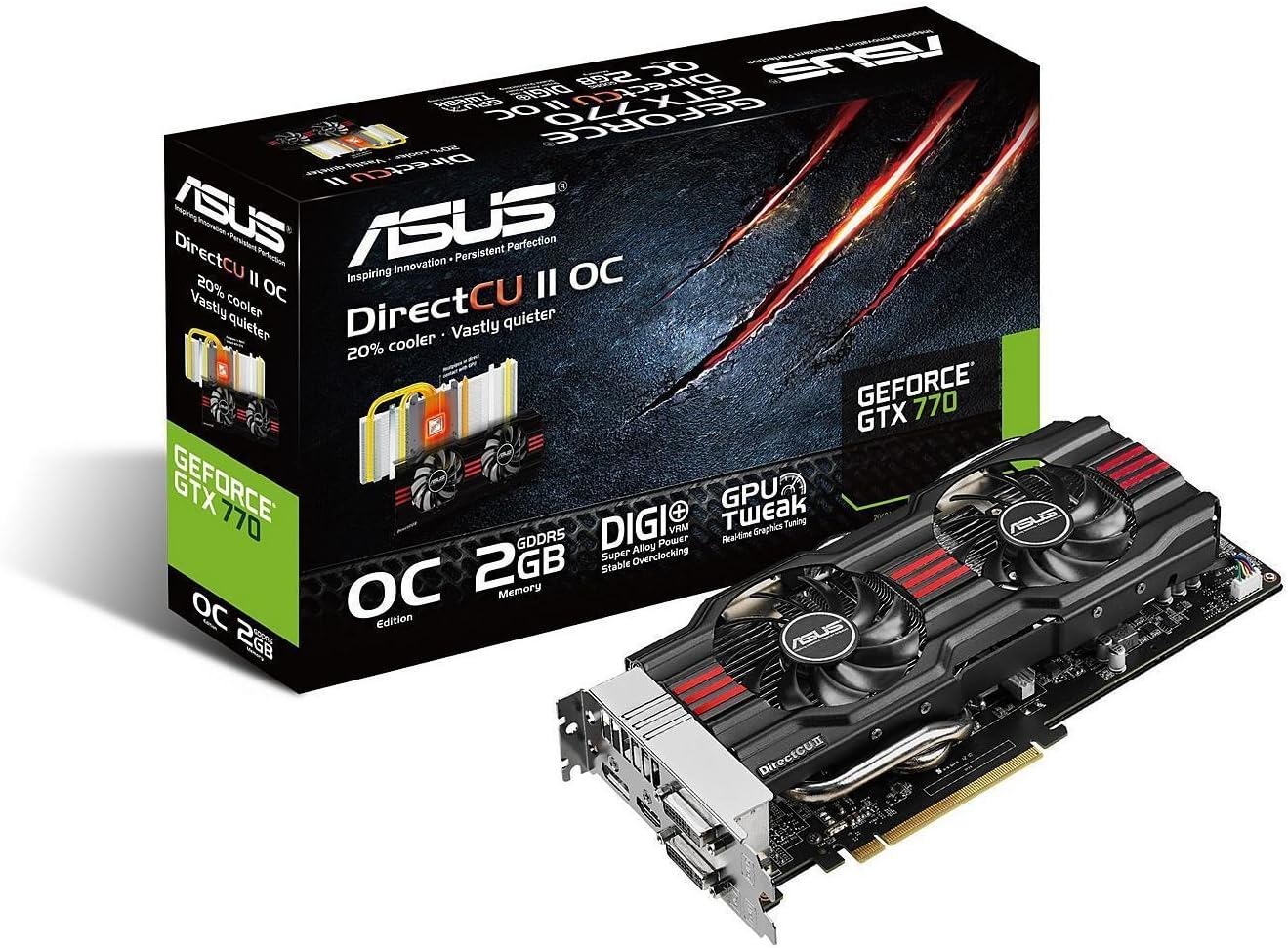 ASUS 2GB GDDR5 Graphics Cards GTX770-DC2OC-2GD5