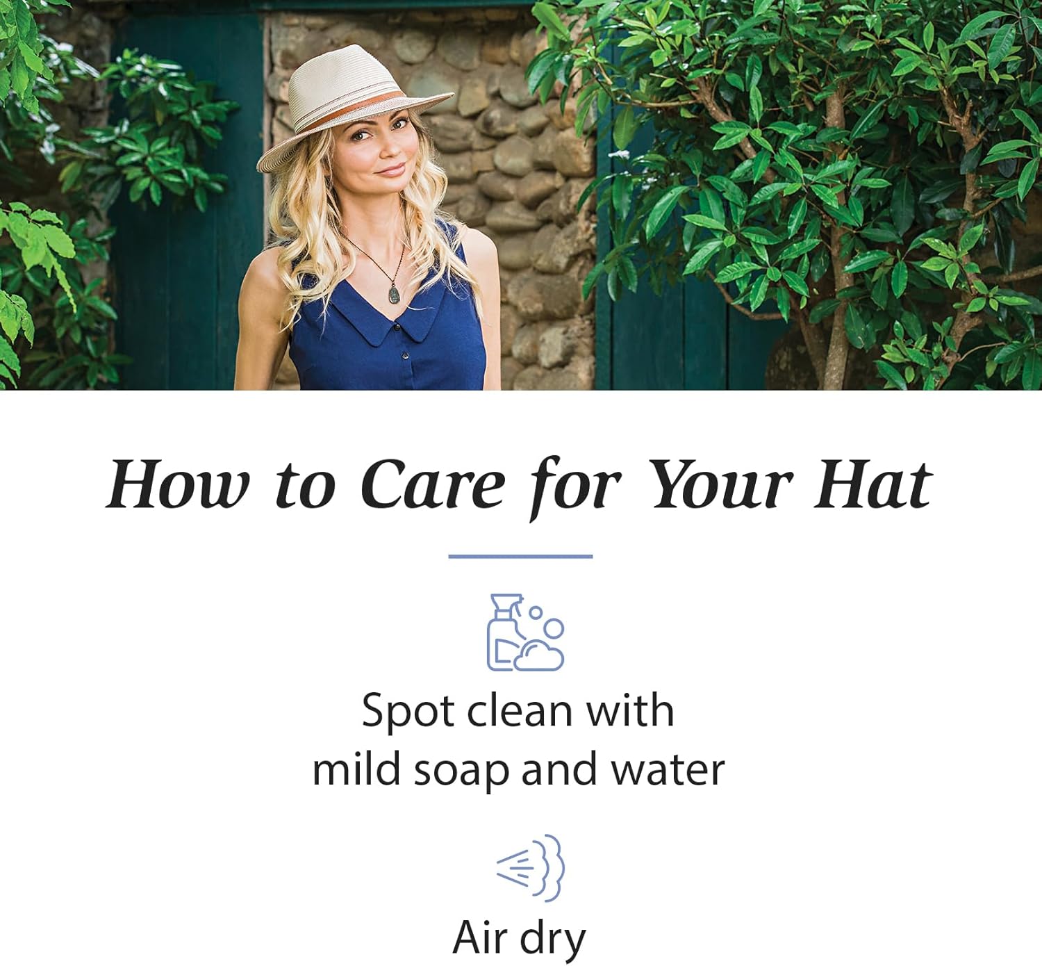 Wallaroo Women’s Kristy Fedora– UPF 50+ UV Protection | Wide Brim, Packable & Adjustable |Petite or Medium - Image 6