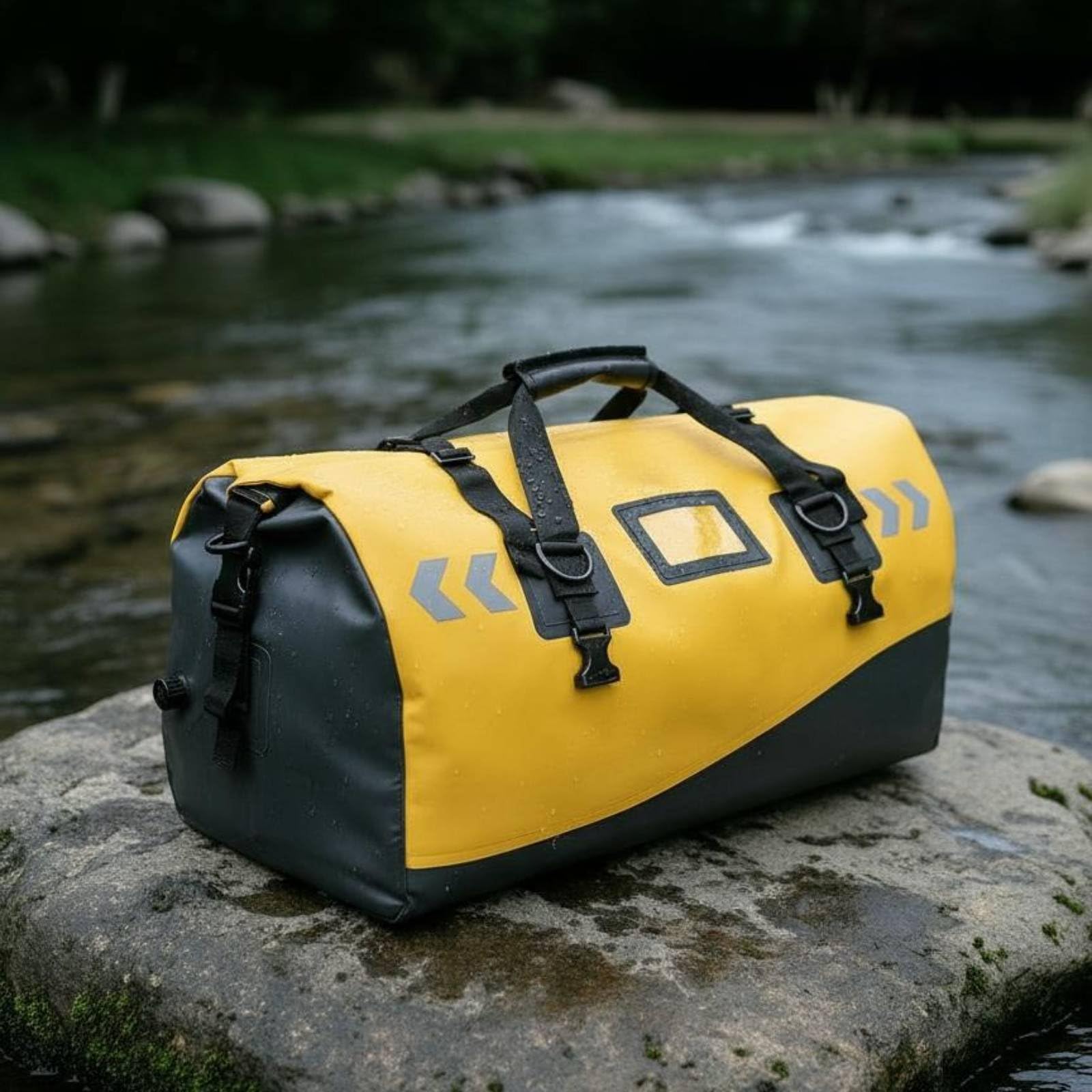 predolo Zaino Borsone da Immersione Grande Capacità Borsone Impermeabile 66L Convertibile 3 in 1 Sacco Stagno per Subacquei, Campeggio, Immersioni, Spiaggia, 66L