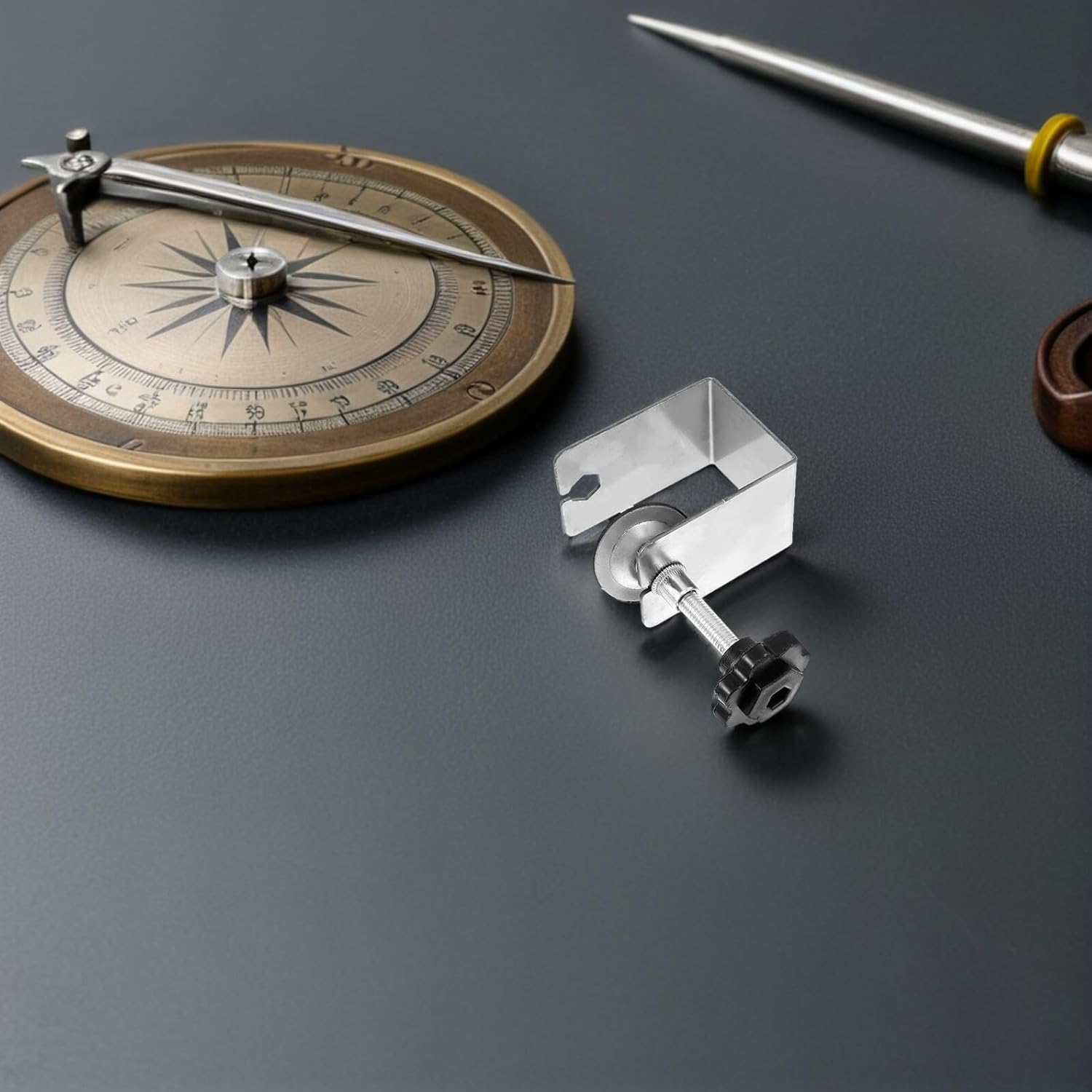 6pcs Stainless Steel C-clamps for Drawer Installation – Woodworking Cabinet Panel Holder Clamps for DIY Projects and Cabinet Front Fixing