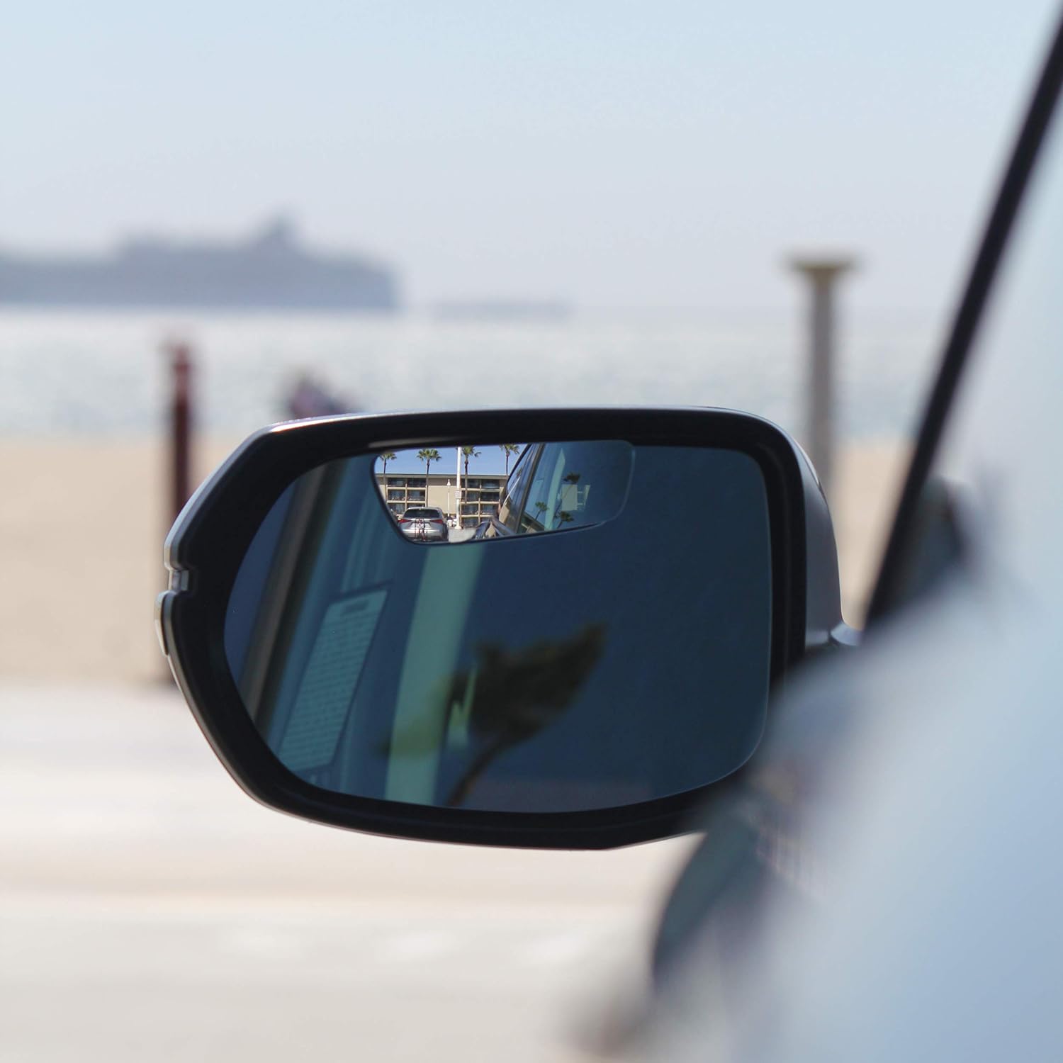 Blind Spot Mirrors for Cars - by Safe View Company - Change Lanes w Confidence - Made from Real Convex Glass - Long Lasting - Easy Peel & Stick (Ultimate Bundle)