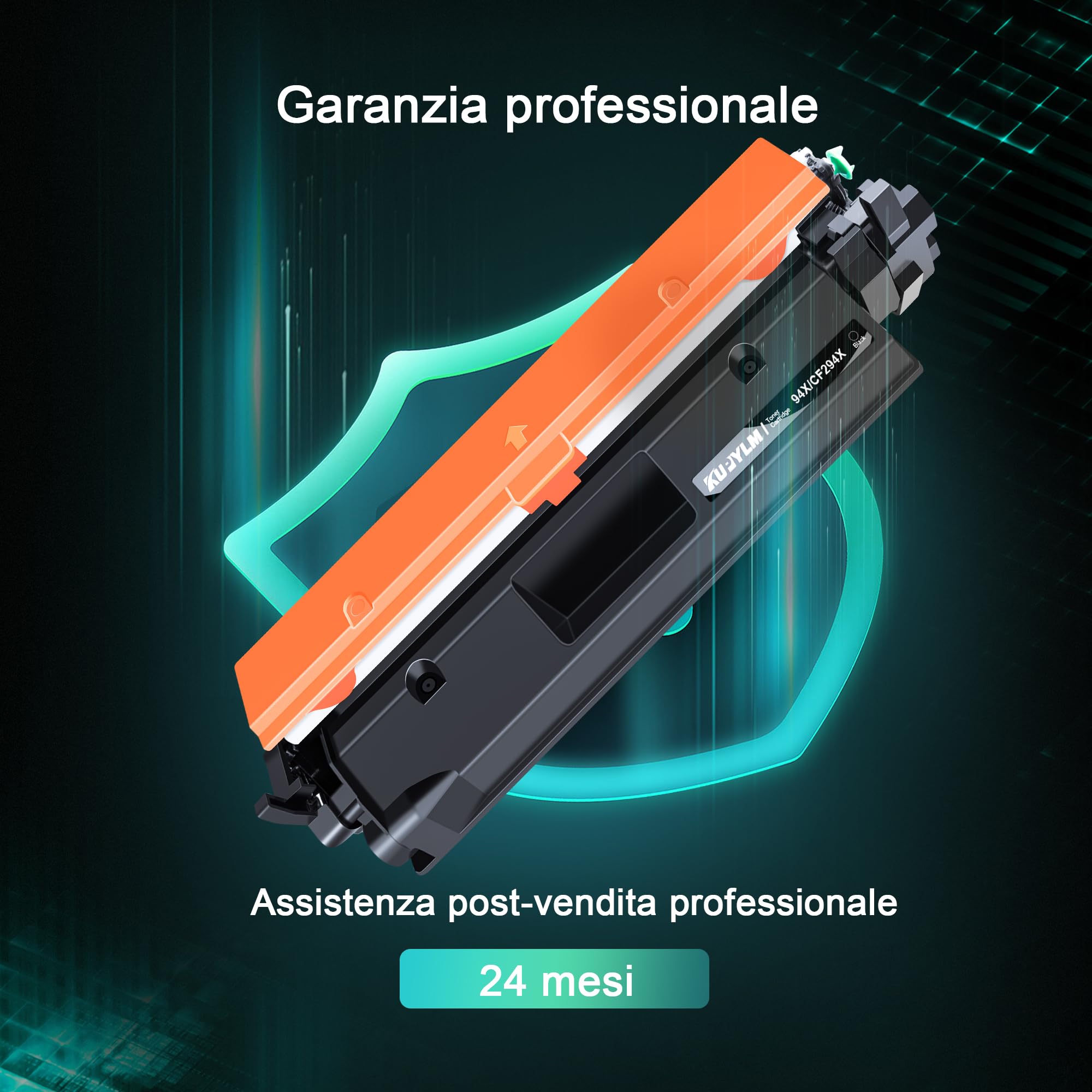 KUPYLM 94X CF294X Cartuccia toner Compatibile per HP 94A CF294A per hp laserjet pro mfp m148dw per LaserJet Pro M148fdw M149fdw M118dw M148 M149 Alto rendimento 2800 Pagine (2 Nero)