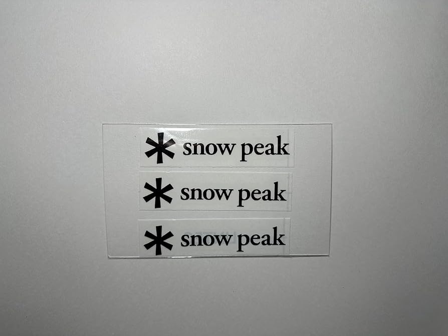 Amazon.co.jp: snow peak(スノーピーク)カッティングステッカー