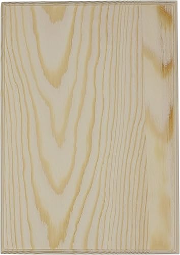 Miniatura 5 de Creative Hobbies Placas de madera sin terminar, 6.5 x 4.5 pulgadas, 4 formas surtidas