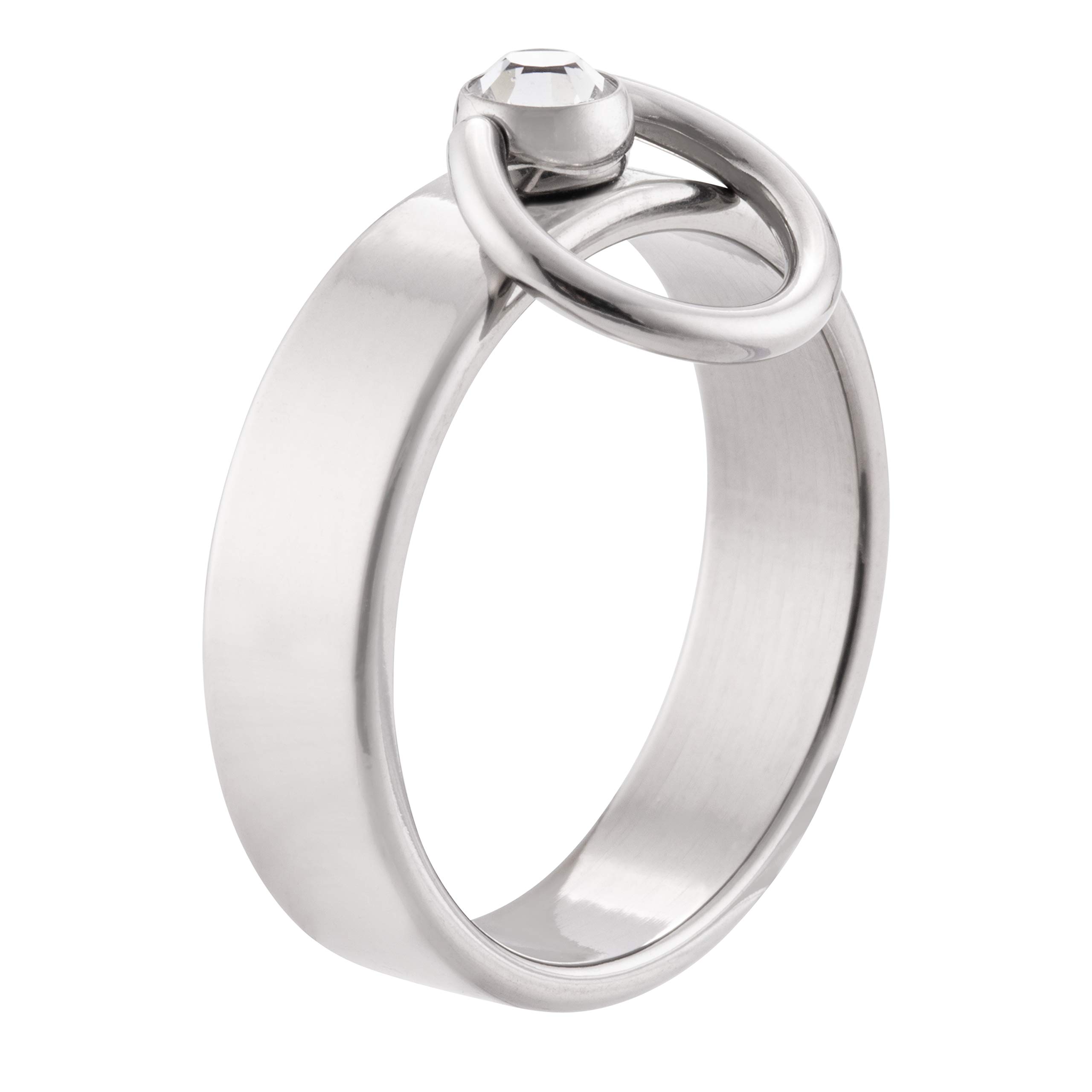 meditoys - 'Ring der O' mit Original Kristal aus Wattens CRYSTAL - 63