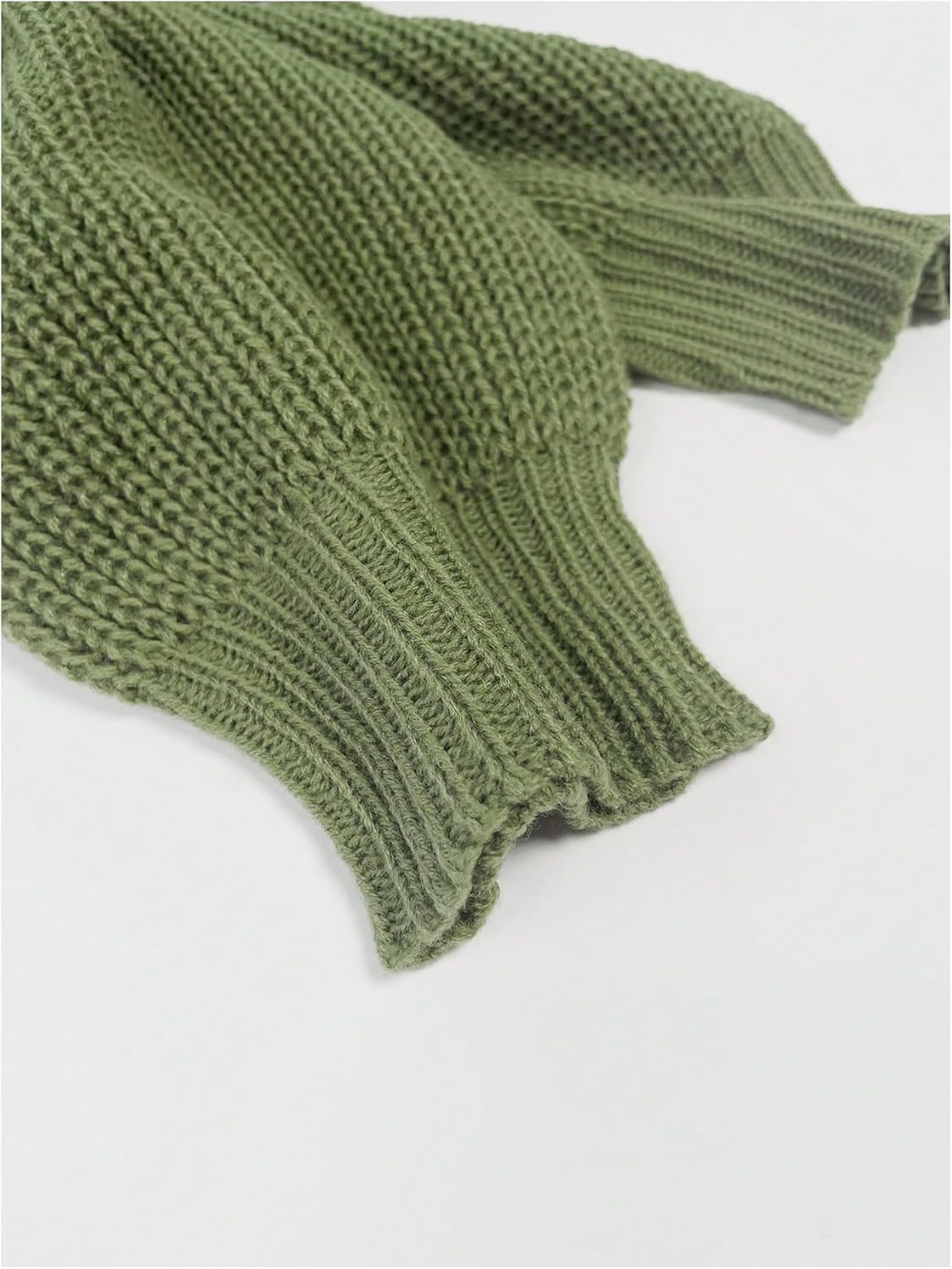 SHENHE Women's Oversized Open Front Long Sleeve Lantern Sleeve Chunky Knit Cardigan - Image 6