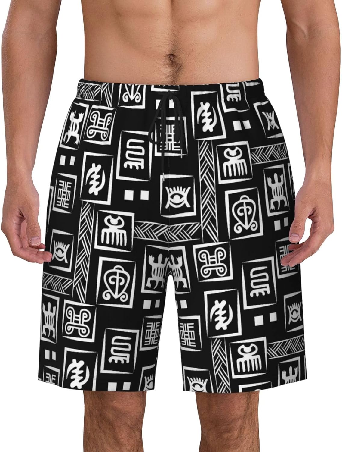 Mens Swim Trunks with Mesh Lining,Quick Dry Swimsuit Board Shorts Beach Pants Swimwear Bathing Suits - Image 2