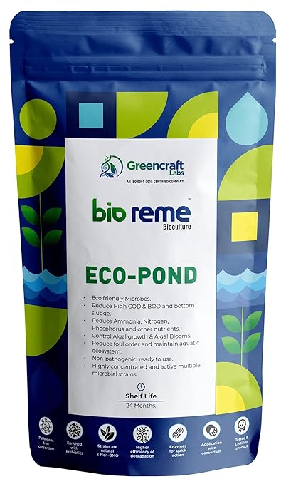 Bio Reme Eco Pond | Pond Cleaning | Lake Cleaning | Bioremediation | Bio enzyme | Eco Friendly | Organic |Microbial culture | Nallah Drain cleaning | Bacteria Bioculture