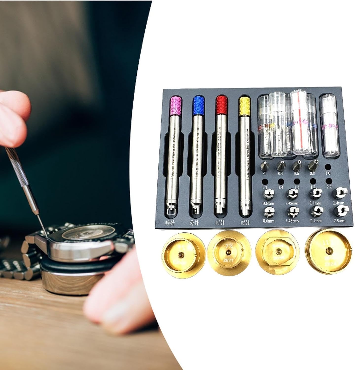 48 Pieces Watch Repair Tools Compact Watchmaker Equipment Versatile Portable