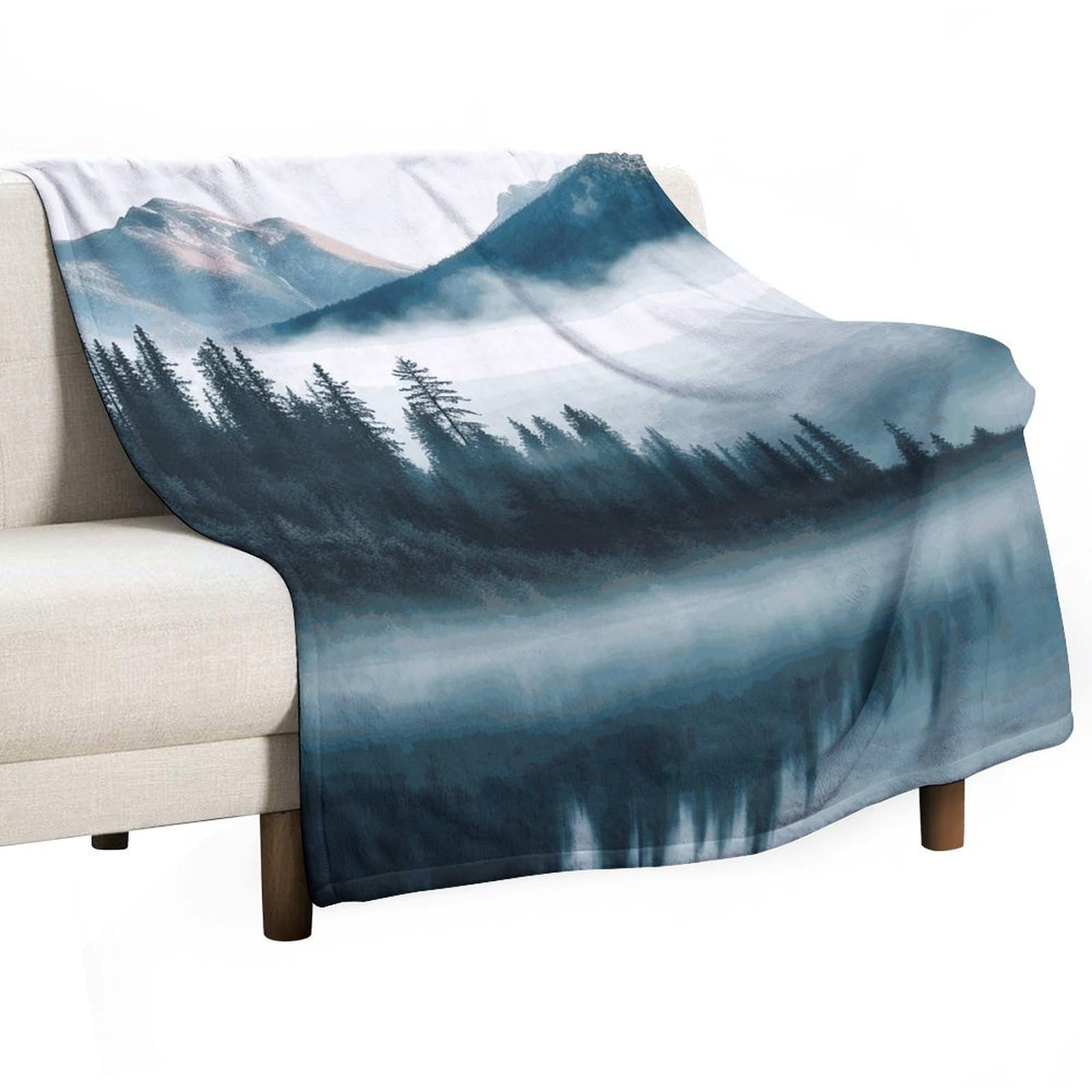 Couverture en flanelle douce pour lit et canapé plaid léger 177x203cm