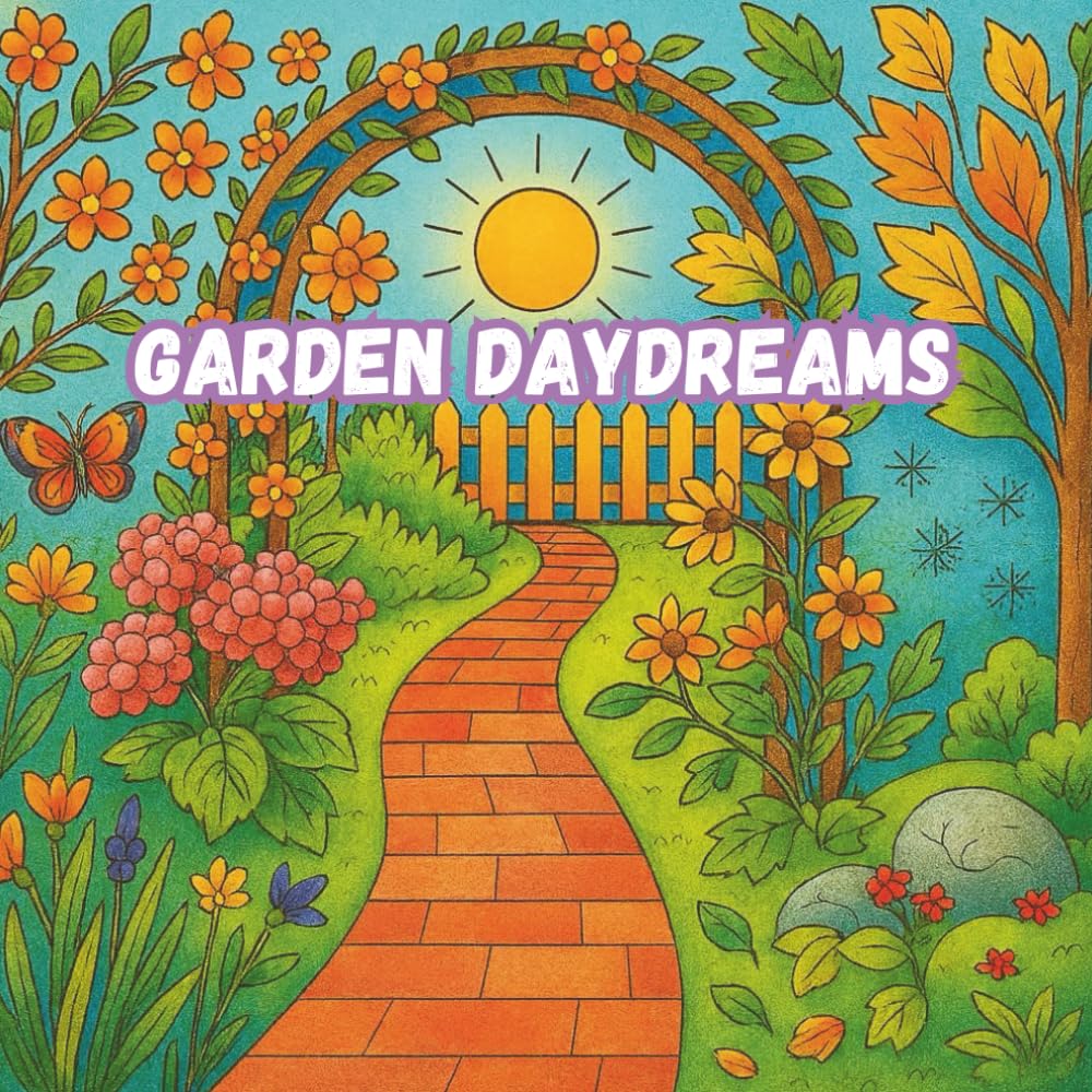 Garden Daydreams: Coloring Book