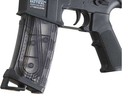 Miniatura 72 de Lancer Tactical Gen 2 Airsoft M4 Carabina de 10 pulgadas KeyMod Piactinny AEG Rifle-1000 Rondas 0.01 oz BBS, batería Nimh de 9.6 V y cargador Negro