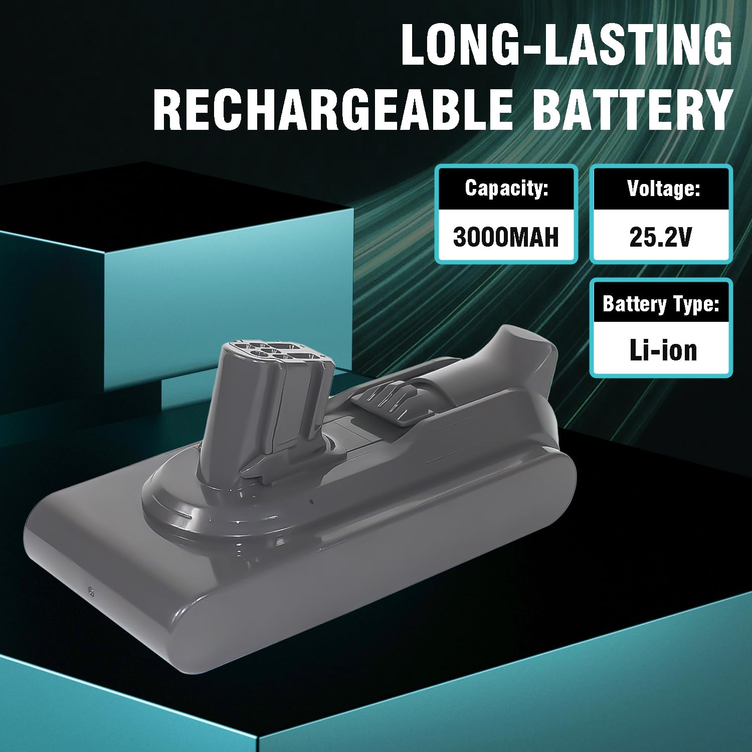 Amazon.com: YDDL 25.2V 3000mAh V12 Battery Replacement for Dyson