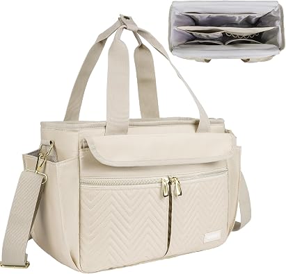 Bible Bag for Women with Shoulder Strap,Bible Carrying Case,Church Bag with Multiple Pockets for Bible Study Accessories